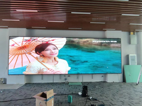 永定P1.53led小间距屏安装案例